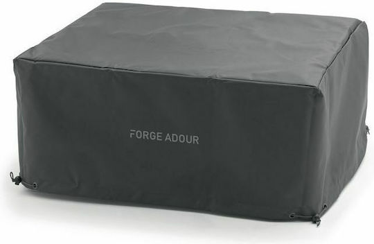 Forge Adour Κάλυμμα Ψησταριάς Μαύρο από Πολυεστέρα 68x56x26εκ.