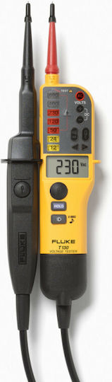 Fluke Spannungsprüfer T130 AC/DC Kategorie IV mit Messbereich 6 - 690V