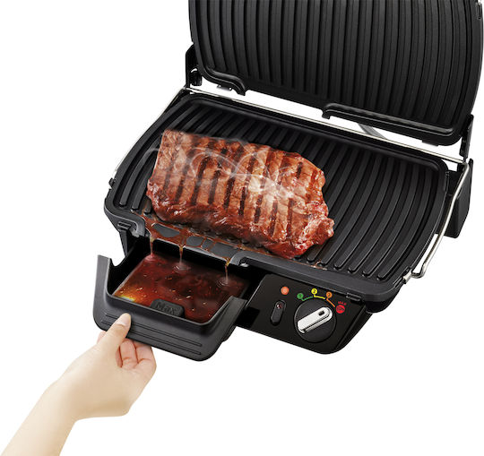 Tefal Supergrill XL GC 461B Сандвич тостер грил с подвижни плочи 2400W Inox