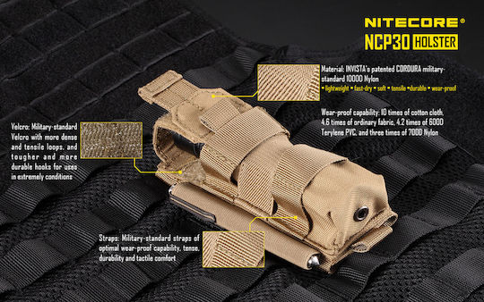 NiteCore NCP30B Flashlight Case