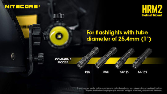 NiteCore Hrm2 Βάση Στήριξης σε Κράνος για Φακούς HRM2