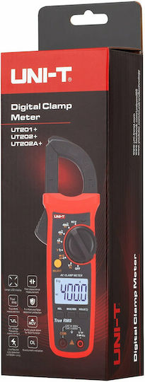 Uni-T Clamp Meter Digital 200A AC True RMS with Test Leads UT202A+