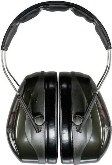 3M Peltor Optime II H520A Earmuffs with Band Dark Green