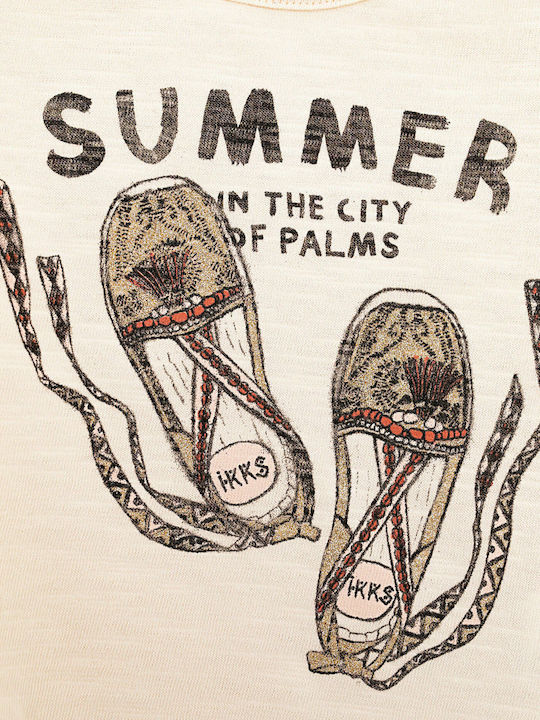 Детска блуза Бял Тениска 'Summer'