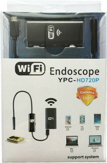 YPC-HD720P Ενδοσκοπική Κάμερα Wi-Fi για Κινητό με Ανάλυση 1280x720 pixels και Καλώδιο 5m