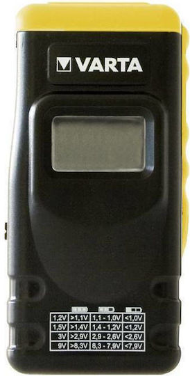 Varta 00891101401 Digital Battery Tester with Battery Size Adjustment Lever
