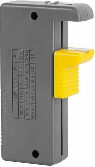 Rebel RB-168D Digitale Batterietester mit Hebel zur Einstellung der Batteriegröße