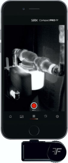 Seek Thermal LQ-AAAX Handheld Thermal Camera für Temperaturen bis 330°C für Mobilgeräte