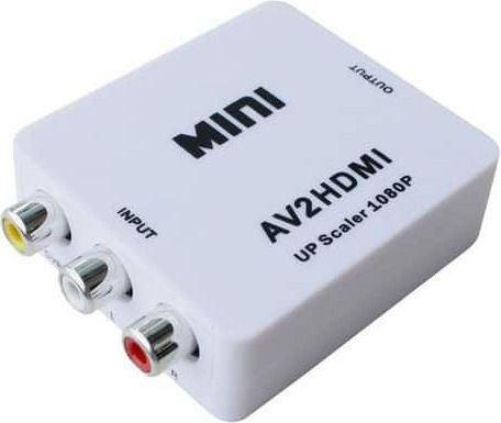 CyberPro Converter RCA Female to HDMI Female White 1 Piece CP-AH10