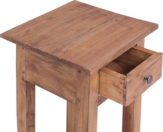 vidaXL Pflanzenständer Holz Braun 30cmx30cmx75cmcm.