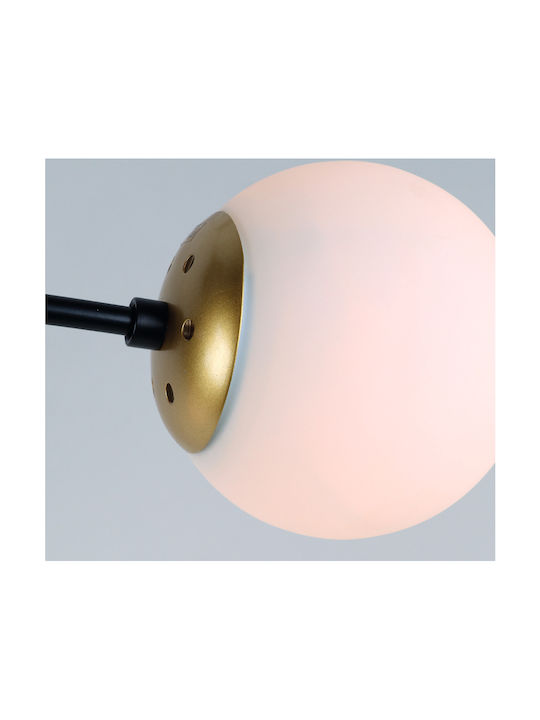 Home Lighting Πλαφονιέρα Οροφής 78εκ. Μαύρη με Ντουί E27