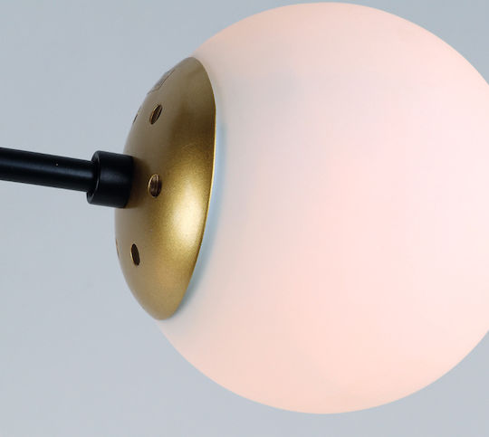 Home Lighting Πλαφονιέρα Οροφής 78εκ. Μαύρη με Ντουί E27