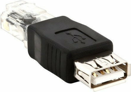 Converter RJ-45 male to USB-A female 1pcs