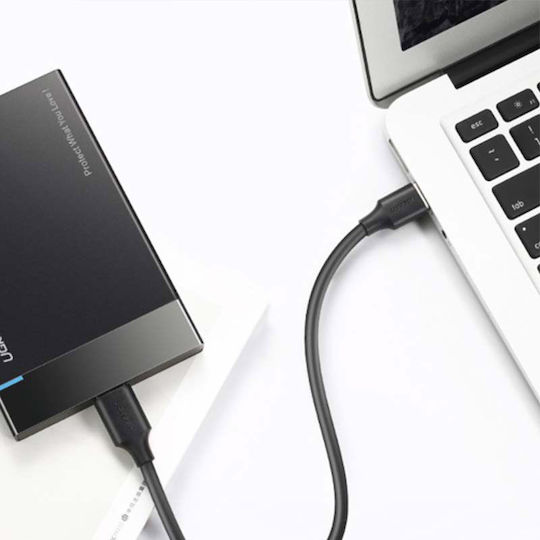 Ugreen US184 USB 3.0 Cable USB-C Male - USB-A 15W PD Black 0.5m 20881