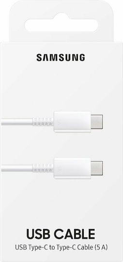 Samsung USB 2.0 Cable USB-C Male - USB-C 45W White 1m EP-DN975BWEGWW