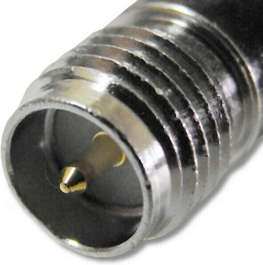 E-ZY EZ-RPSMAJ2NF Μετατροπέας SMA male σε N-Connector female Ασημί 1τμχ