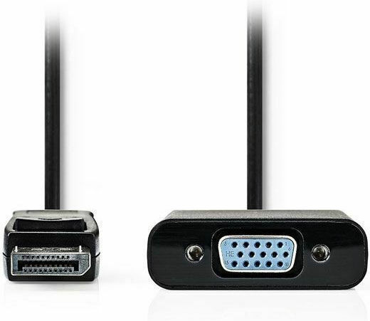 Nedis CCGP37351BK02 Конвертор DisplayPort мъжки към VGA женски