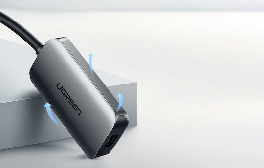 Ugreen Konverter USB-C männlich zu Mini-DisplayPort weiblich Gray 1Stück 60351