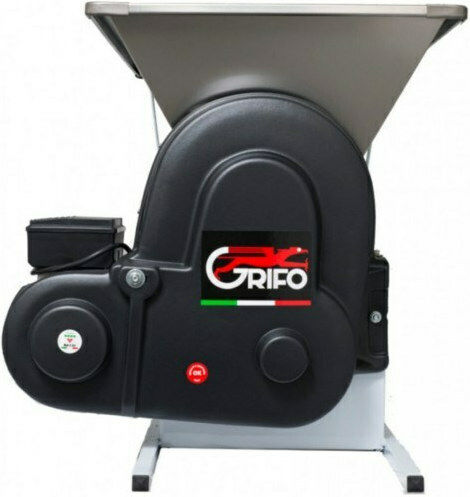 Grifo DMCSI Inox Ηλεκτρικός Σπαστήρας Σταφυλιών με Διαχωριστήρα για Παραγωγή έως 1500 kg/h