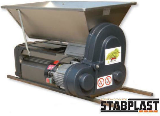 Grifo DMCSI Inox Ηλεκτρικός Σπαστήρας Σταφυλιών με Διαχωριστήρα για Παραγωγή έως 1500 kg/h