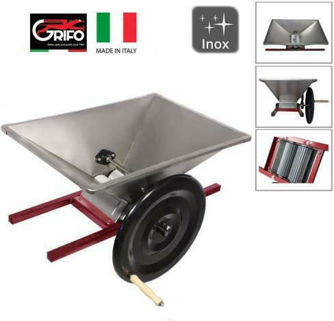 Grifo PG Inox Manual Separatoare și zdrobitoare de struguri pentru producție până la 800 kg/h