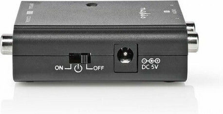 Nedis Μετατροπέας RCA / Toslink female σε RCA 2x female 1τμχ ACON2508BK