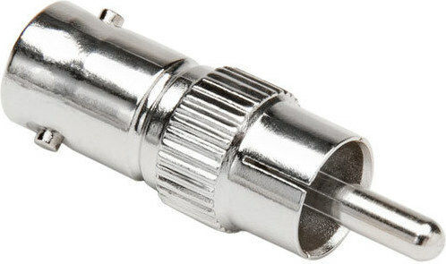 Convertor RCA Masculin în BNC Feminin Argintiu 1 Bucată ADP-101