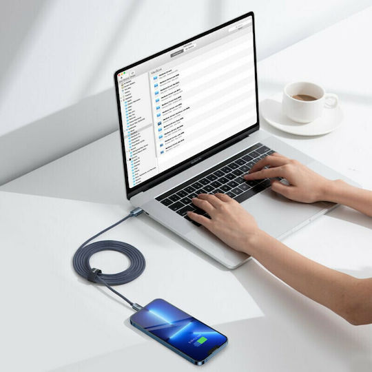 Baseus Crystal Shine Braided USB-C to Lightning Cable 20W Black 2m (CAJY000301)
