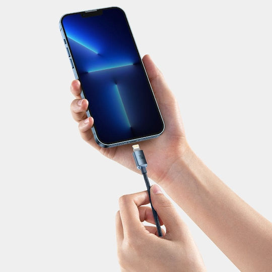 Baseus Crystal Shine Braided USB-C to Lightning Cable 20W Black 1.2m (CAJY000201)