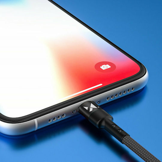 Wozinsky Braided USB-C to Lightning Cable 18W Μαύρο 2m (WUC-PD-CL2B)