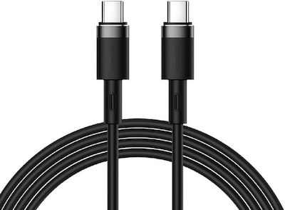 Joyroom S-1230N9 USB 2.0 Cable USB-C male - USB-C male 60W Black 1.2m