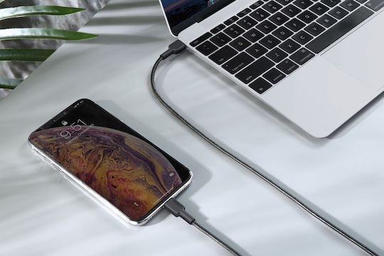 Aukey Braided la Cablu Lightning Negru 1.2m (CB-CL1)