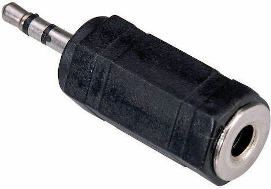Roline 11.09.4446 Конвертор 2.5mm мъжки към 3.5mm женски Черен 1бр