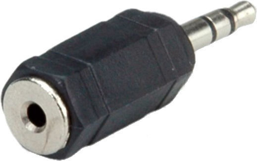 Roline 11.09.4446 Конвертор 2.5mm мъжки към 3.5mm женски Черен 1бр