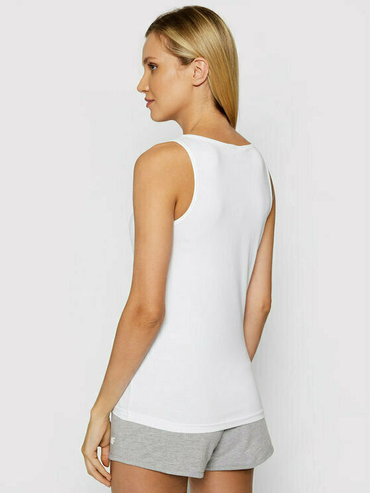 4F Women's Athletic Blouse Sleeveless White