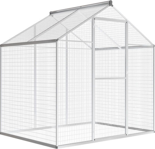 vidaXL 43557 Aluminiumkäfig für Vögel 178cmx122cmx194cmcm.