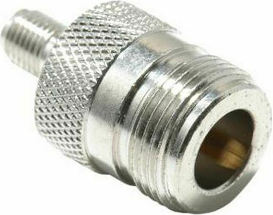 E Zy.Net EZ-SMAF2NF Μετατροπέας SMA female σε N-Connector female Ασημί 1τμχ