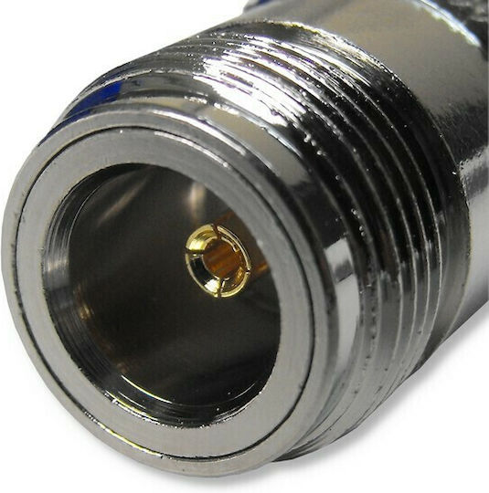 E Zy.Net EZ-SMAF2NF Μετατροπέας SMA female σε N-Connector female Ασημί 1τμχ