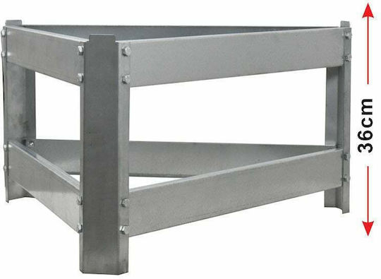 Unimac 693130 Galvanized Container Stand Ø750mm for Containers Φ750