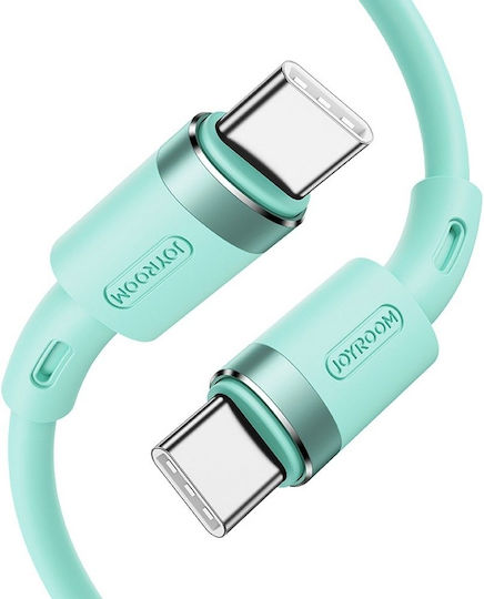Joyroom S-1830N9 USB 2.0 Cable USB-C male - USB-C 60W Πράσινο 1.8m