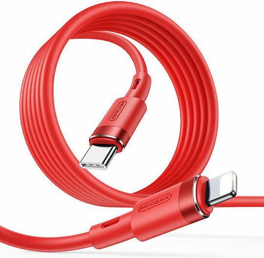 Joyroom S-1224N9 USB-C zu Lightning Kabel 20W Rot 1.2m