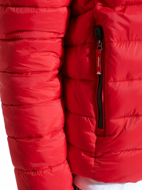 Geci Barbati Classic Fuji Iarna Puffer Roșu