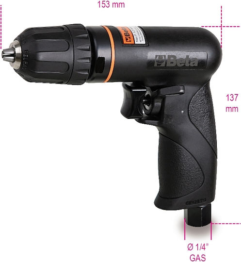 Beta 1931CD6 Air Drill 3/8’’ (10mm) 019310006