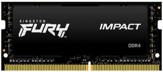 Kingston Fury Impact DDR4 με Module 1x16GB και Ταχύτητα 3200 για Laptop
