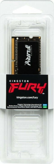 Kingston Fury Impact DDR4 32GB RAM με 2x16GB Modules και Ταχύτητα 3200 για Laptop
