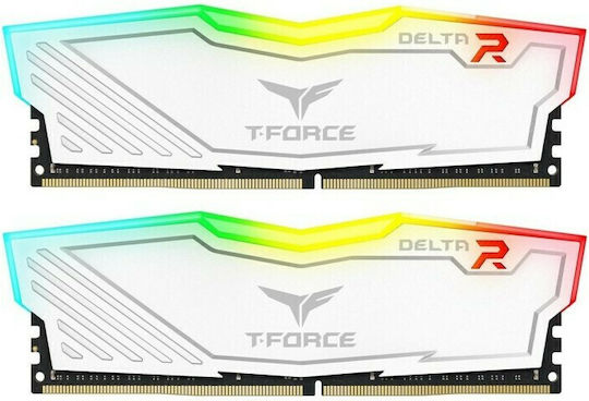 /Team T-FORCE DELTA RGB 16GB Kit(2×8GB)/ TeamGroup T-Force Delta RGB 16GB DDR4 RAM cu 2 module (2x8GB) și