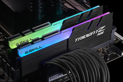 G.Skill Trident Z RGB 16GB DDR4 RAM με 2 Modules (2x8GB) και Ταχύτητα 3200 για Desktop