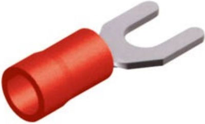 Adeleq Insulated Spade Terminal 1.5mm² Φ4mm Red 100pcs 12-512154