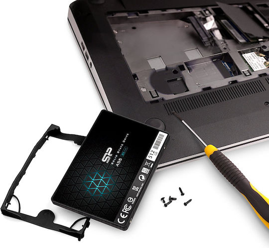 Silicon Power Ace A55 SSD 512GB τύπου 2.5'' με σύνδεση SATA III SP512GBSS3A55S25