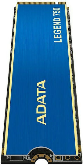 Adata Legend 750 SSD 500GB τύπου M.2 με σύνδεση PCI Express 3.0 και Ψύκτρα ALEG-750-500GCS